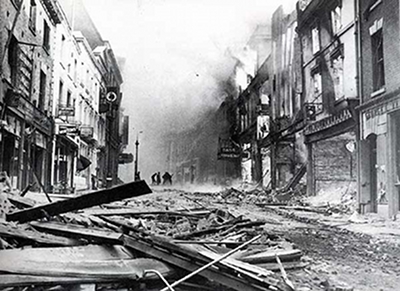Londres bombard, 1940