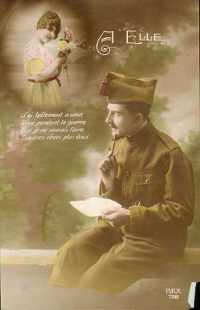 carte postale première guerre mondiale