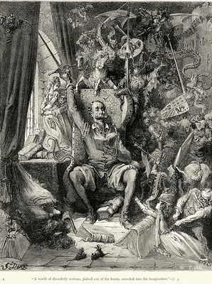 Gustave Doré, "le rêve de Don Quichotte"