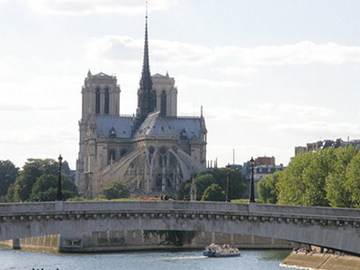 Paris, Notre Dame vue du Jardin des Plantes