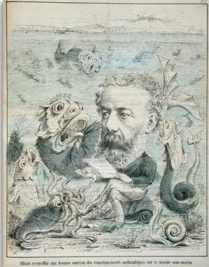 caricature Verne